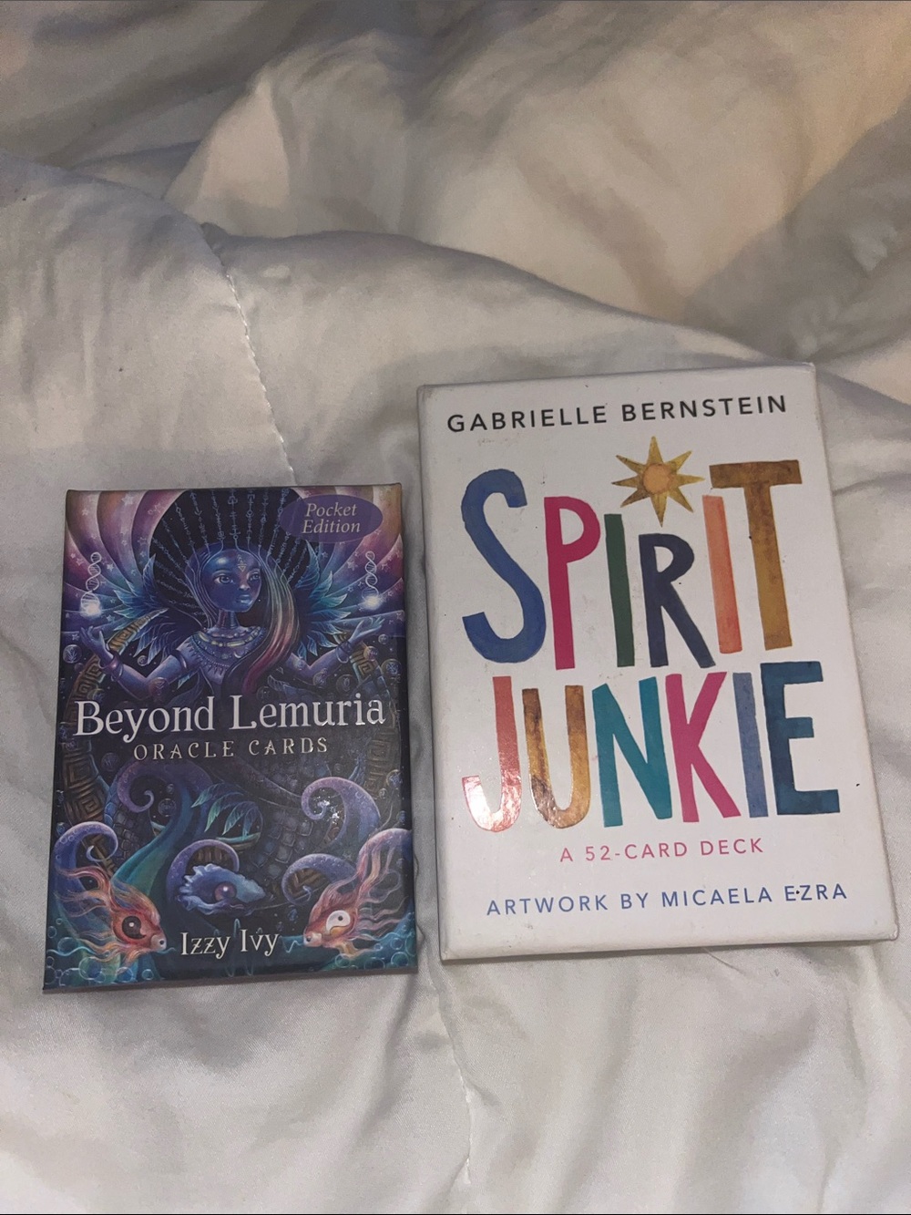 Spirit Junkie & Beyond Lemuria Oracle Card Decks - Colorful Artwork